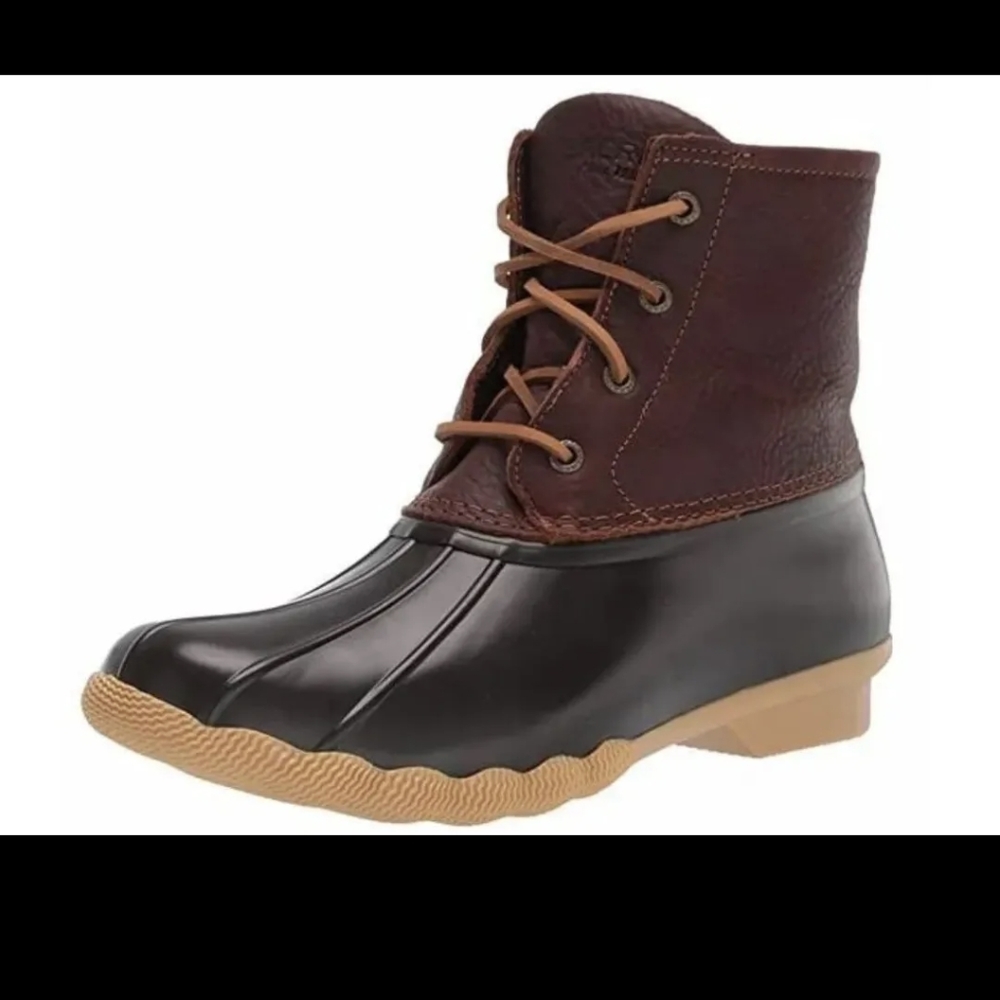 Women's Sperry Topsider Duck Boots Waterproof Outdoor Hunting Leather Boots